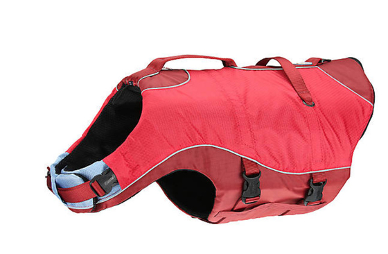 Красные защитные облегченные спасательный жилет собаки/спасательный жилет собаки неопрена поставщик